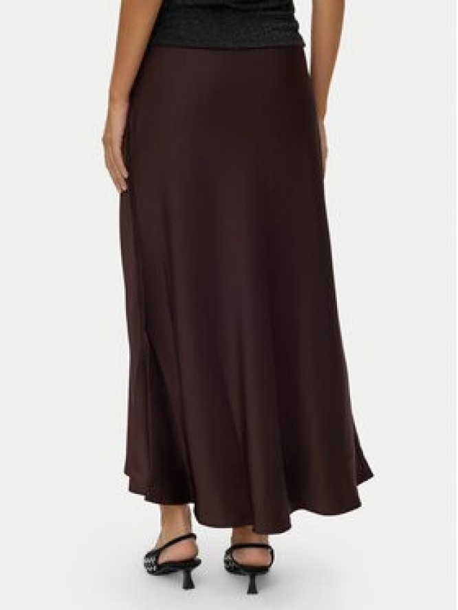 Vero Moda Spódnica midi Elena 10337459 Brązowy Regular Fit