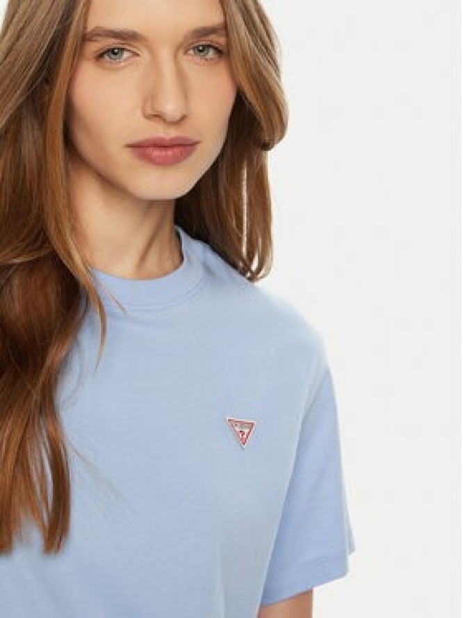 Guess Jeans T-Shirt W4YI05 K8HM0 Niebieski Regular Fit