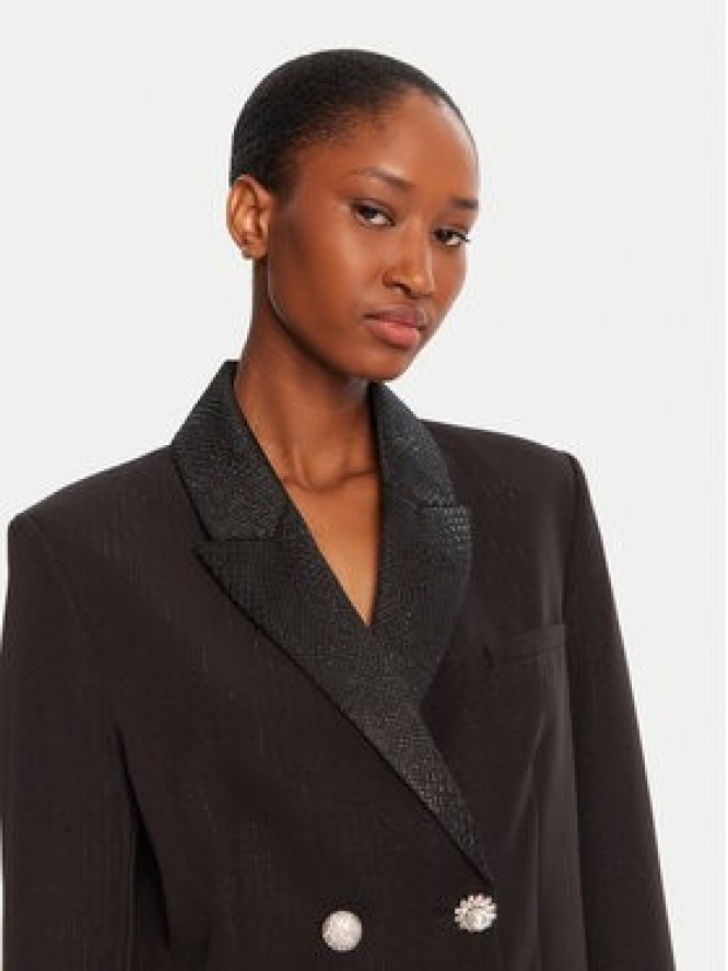 Lola Casademunt by Maite Marynarka MF2502003 Czarny Regular Fit