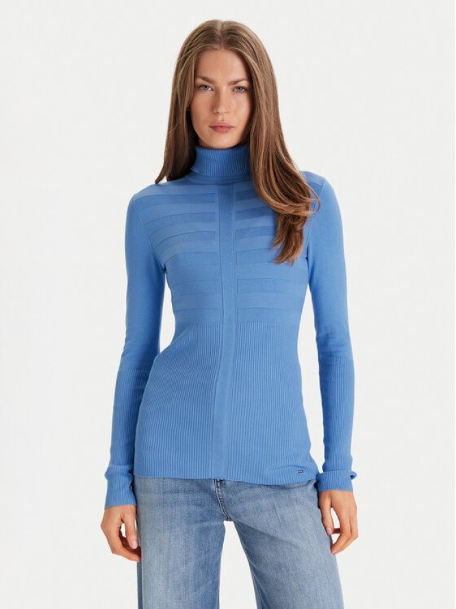 Morgan Golf 132-MENTOS.M Niebieski Slim Fit