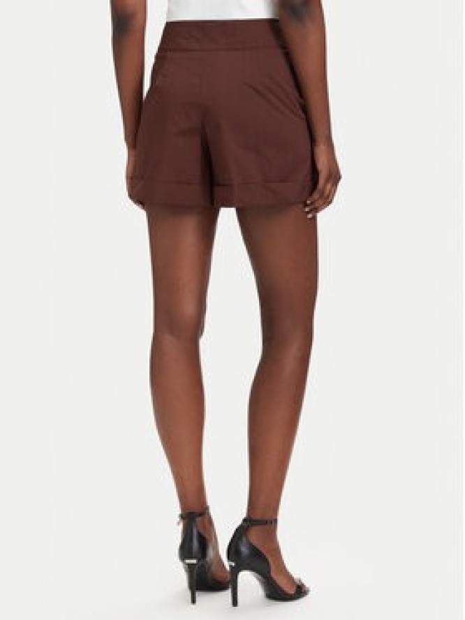Patrizia Pepe Szorty materiałowe 2P1751/A9B9-B887 Brązowy ciemny Regular Fit
