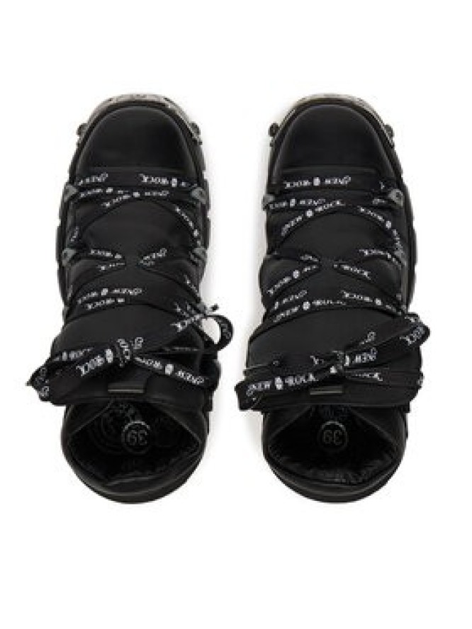 NEW ROCK Sneakersy M-WALL106NSHLACE-C2 Czarny