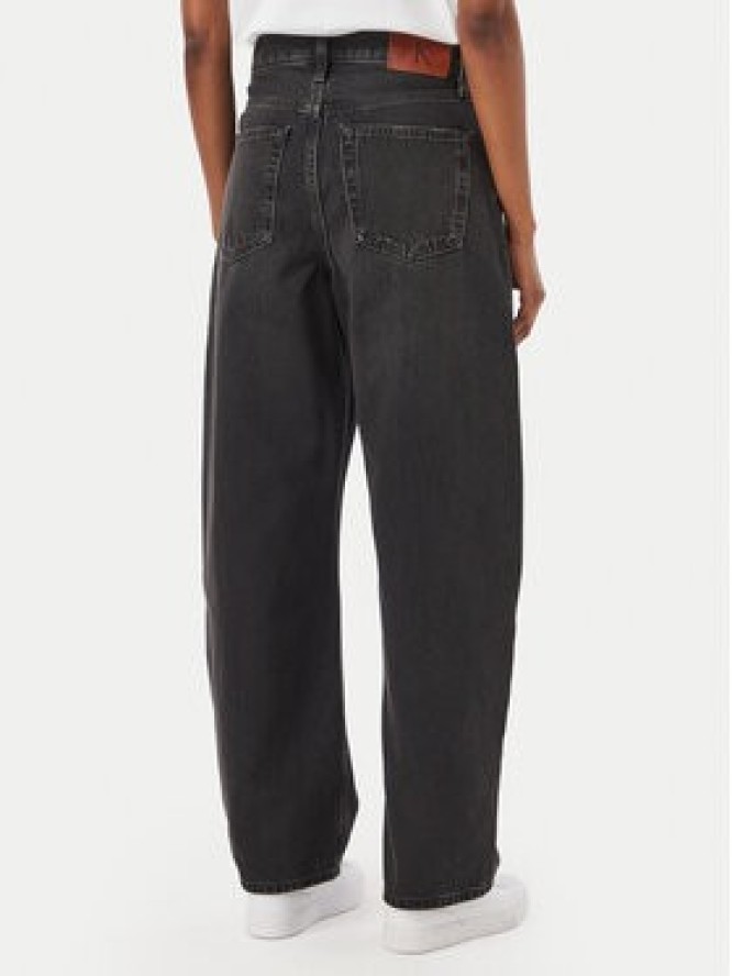 Calvin Klein Jeans Jeansy LV047F686G Czarny Barrel Fit