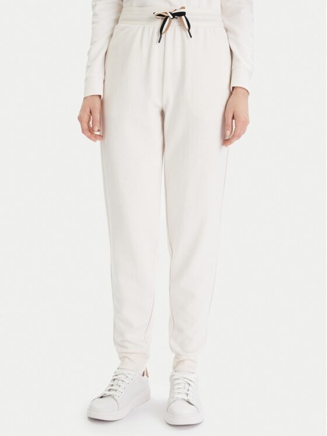 Boss Spodnie dresowe CP Stripe 50524759 Écru Regular Fit