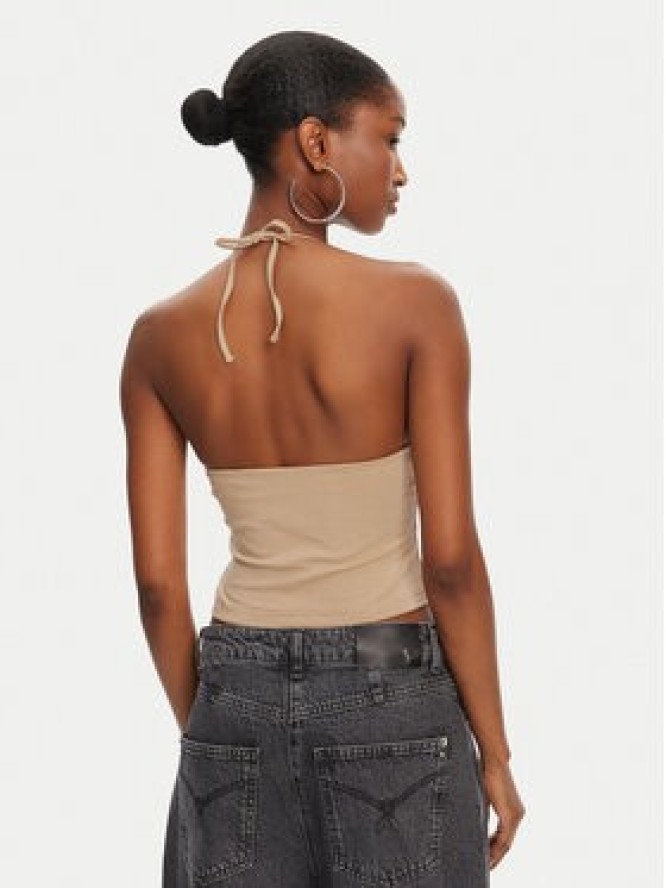 Juicy Couture Top Tied JCWCT125306 Beżowy Slim Fit