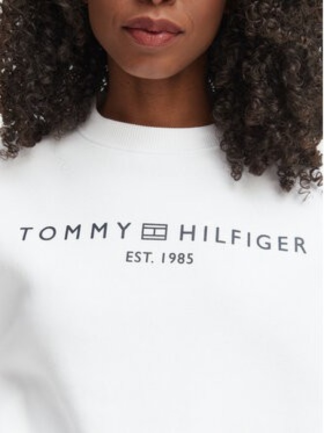 Tommy Hilfiger Bluza WW0WW47831 Biały Regular Fit