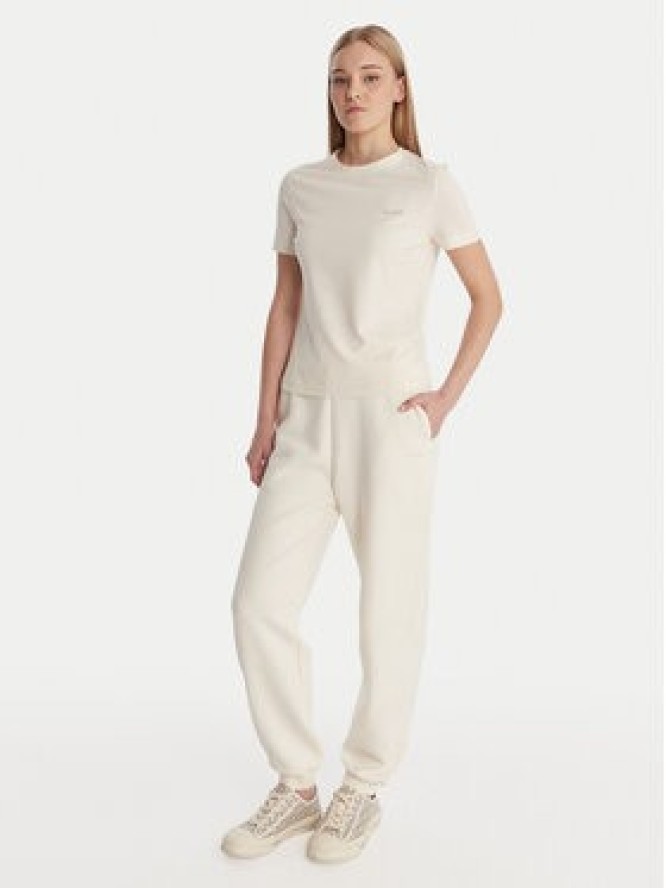 Guess T-Shirt V6RI07 J1314 Écru Regular Fit