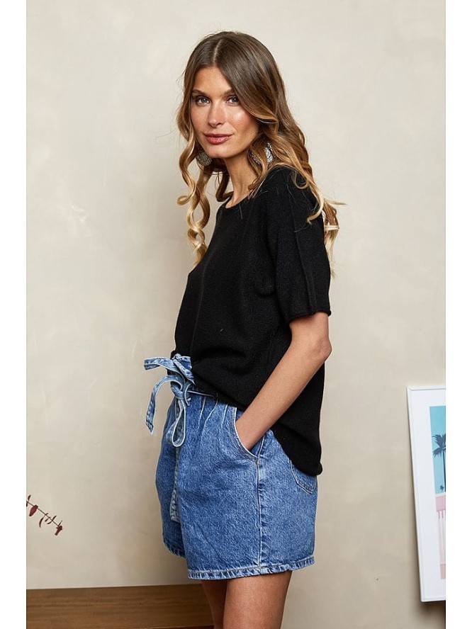 Joséfine Koszulka "Imak" w kolorze czarnym rozmiar: L