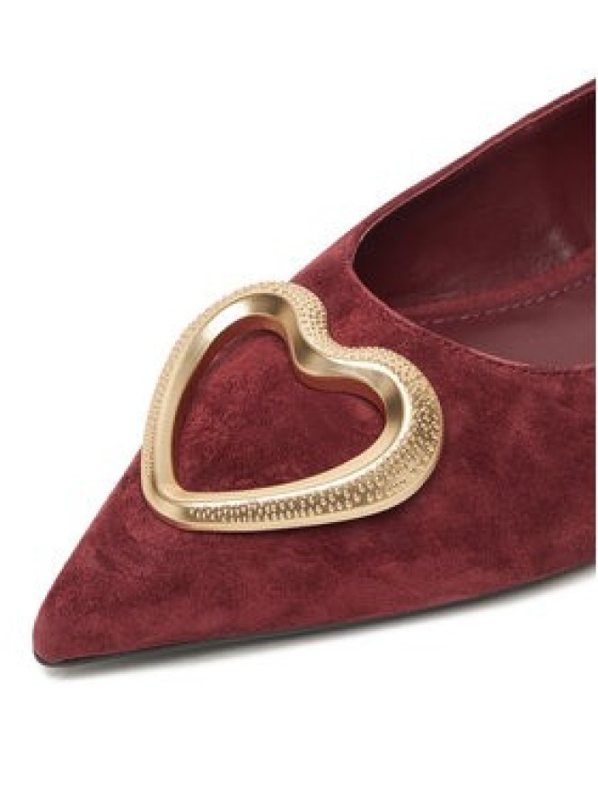 Eva Minge Baleriny EO-ELLA-1750-1-2 Bordowy