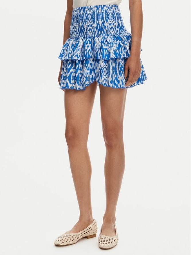 ONLY Spódnica mini Nadja 15351182 Niebieski Regular Fit