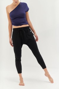 Spodnie do jogi Moonholi Cosmic Cropped Track Pants z obniżonym krokiem