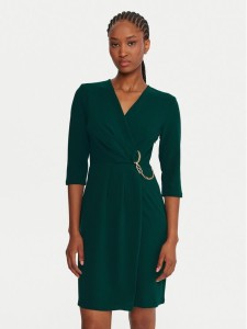 Rinascimento Sukienka koktajlowa CFC0020071002 Zielony Regular Fit