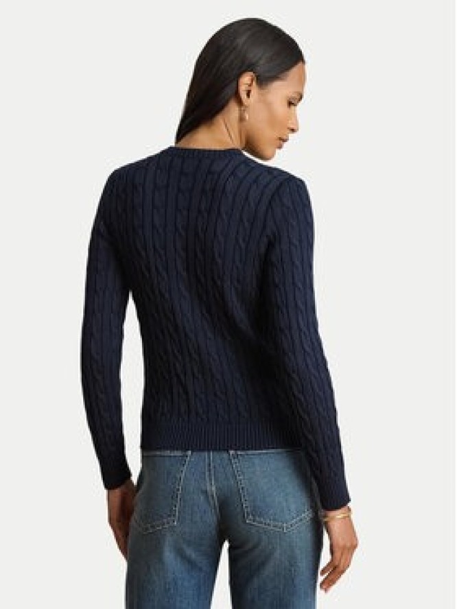 LAUREN RALPH LAUREN Kardigan 200P14040002 Granatowy Regular Fit