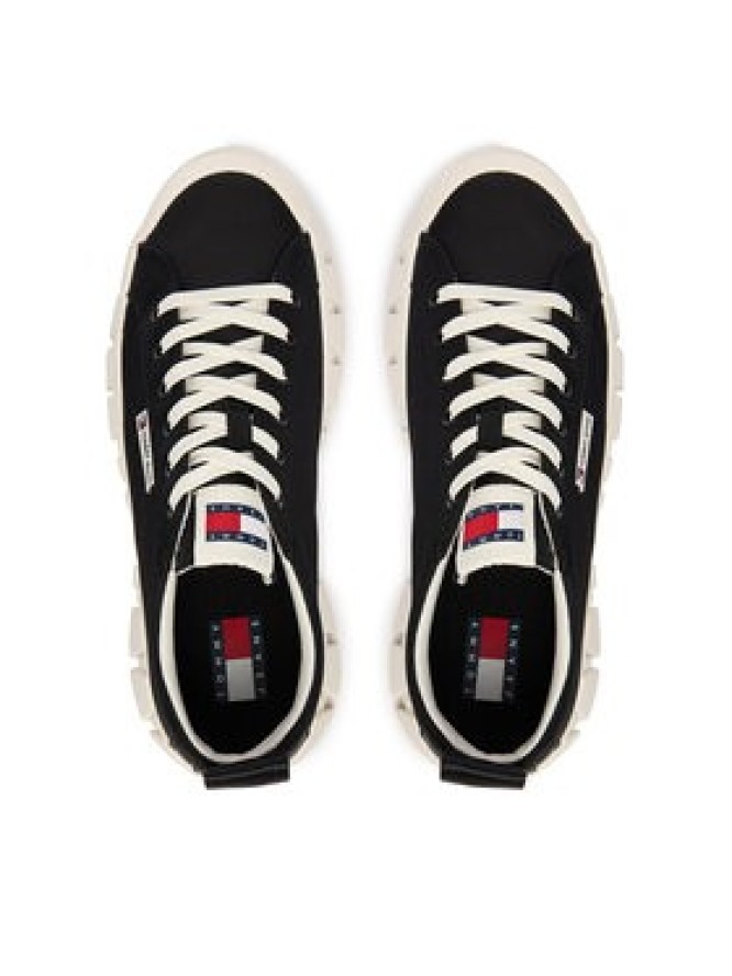 Tommy Jeans Sneakersy Tjw Flatform Chunky Sneaker EN0EN03036 Czarny