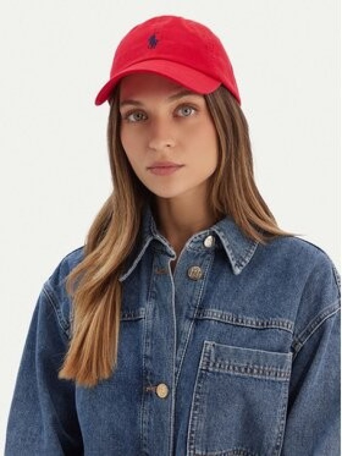 Polo Ralph Lauren Czapka z daszkiem 211912843022 Czerwony