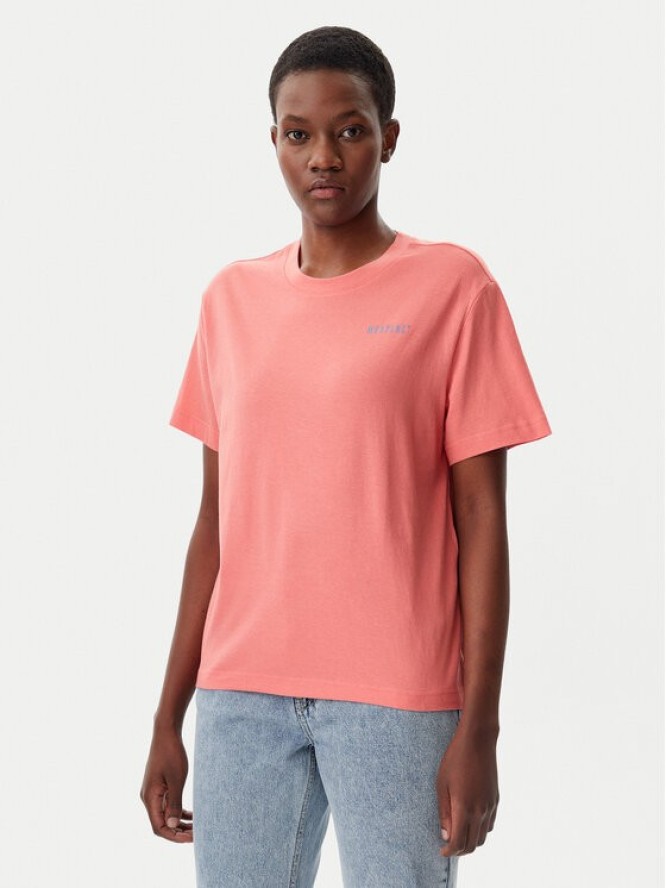 Mustang T-Shirt Floris 1016145 Koralowy Relaxed Fit