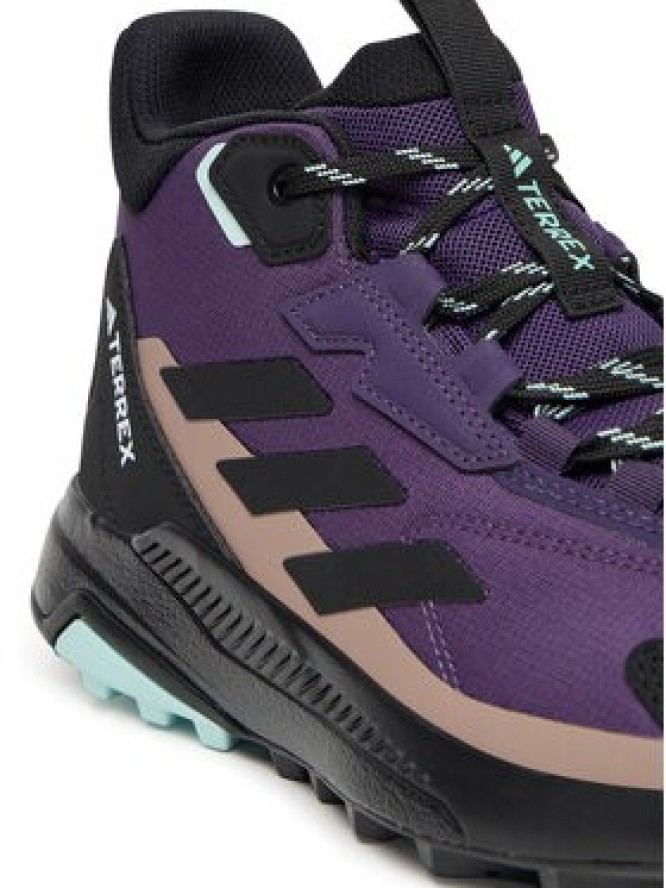 adidas Trekkingi Terrex Anylander Mid Rain.Rdy JQ9966 Fioletowy