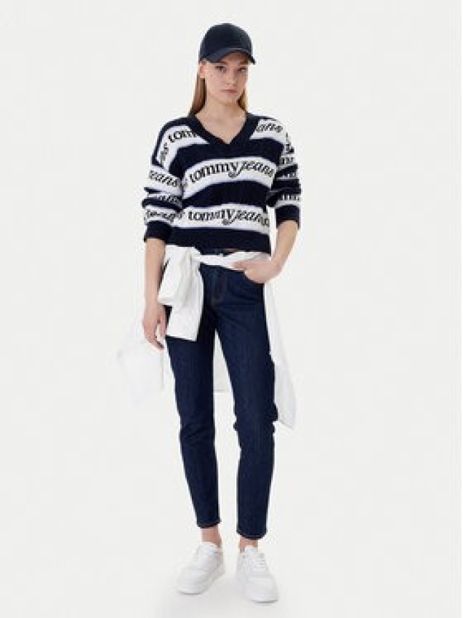 Tommy Jeans Jeansy Lucy DW0DW22432 Granatowy Slim Fit