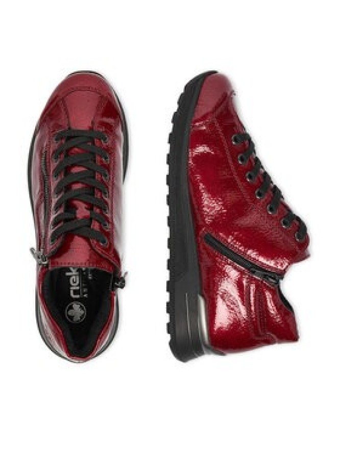 Rieker Sneakersy CEO-N1400-33 Czerwony ciemny
