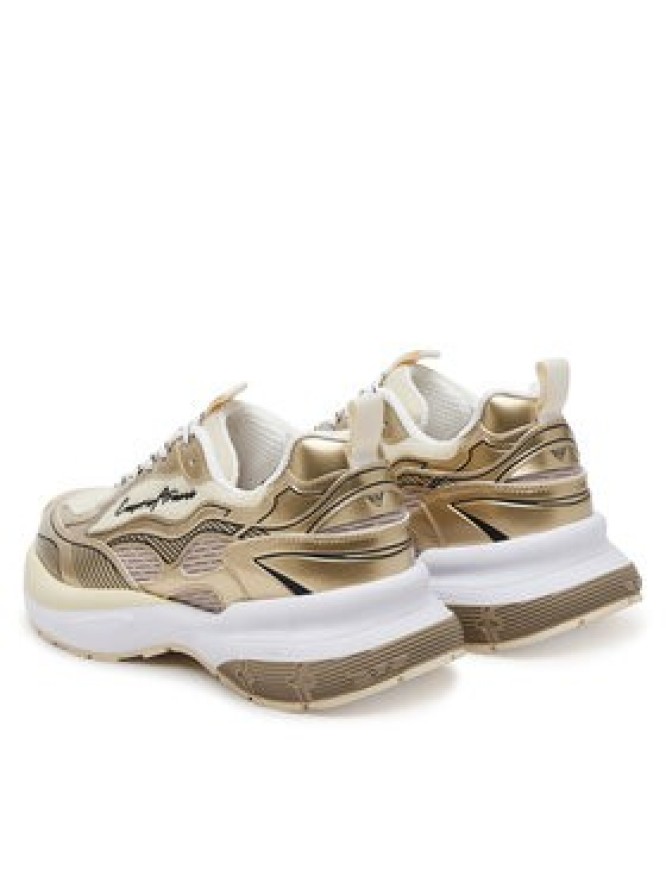 Emporio Armani Sneakersy X3X238 XR388 00194 Złoty