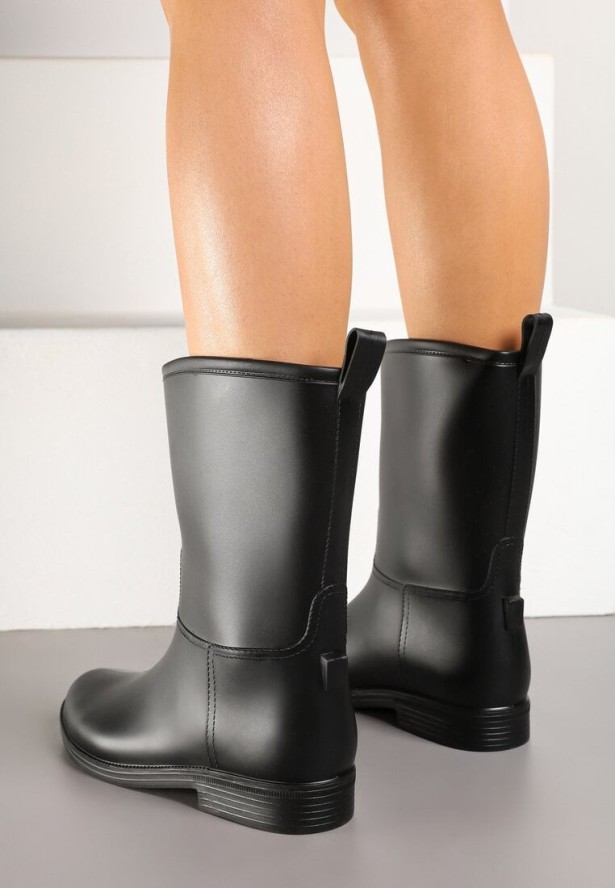 Czarne Kalosze w Minimalistycznym Stylu Kaliris