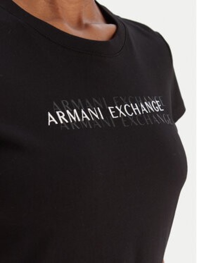 Armani Exchange T-Shirt XW002038 AF10356 UC001 Czarny Slim Fit