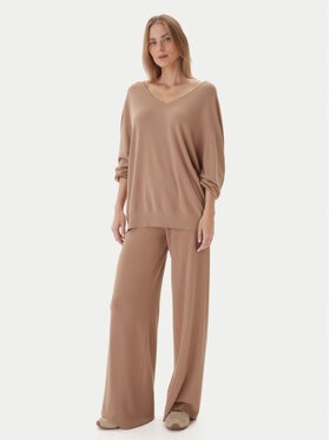 Kontatto Sweter 3M0815C Beżowy Relaxed Fit