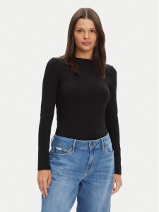 Guess Jeans Bluzka W4YI22 J1314 Czarny Regular Fit