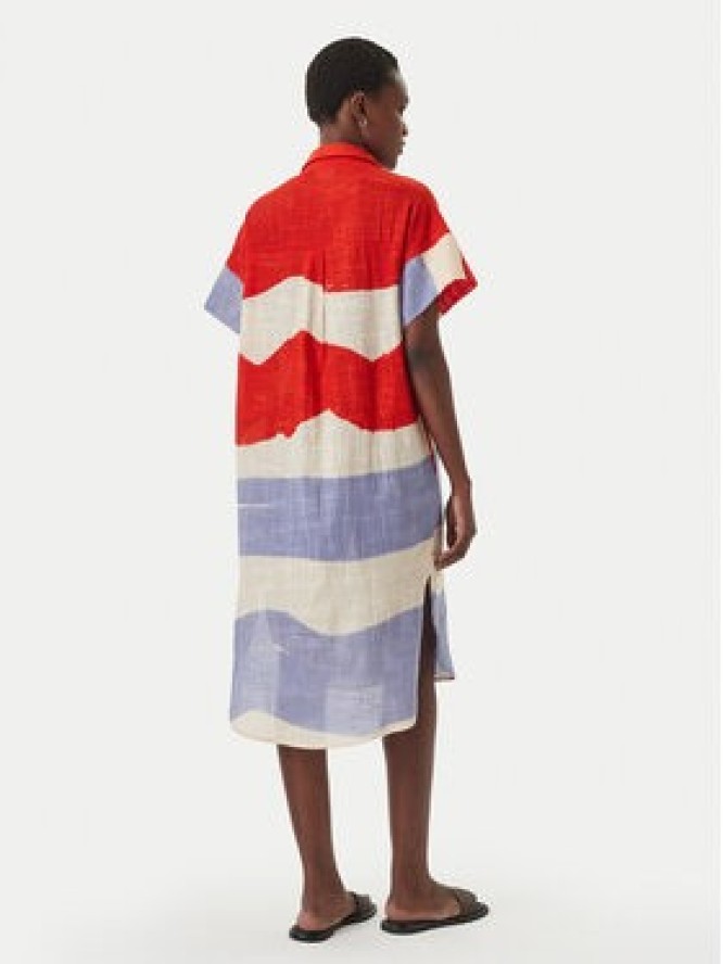 Iconique Sukienka letnia IC26-079 Kolorowy Relaxed Fit