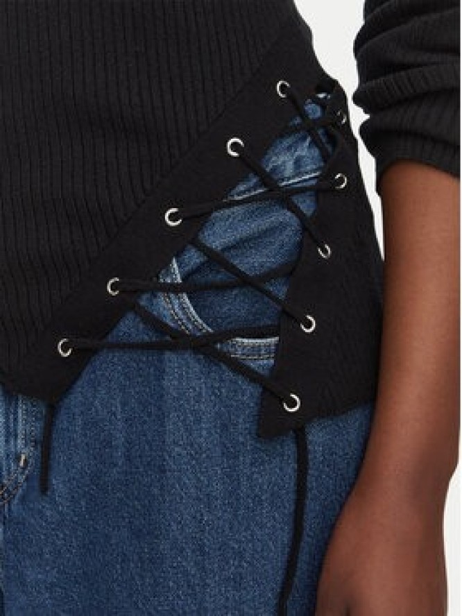 Karl Lagerfeld Jeans Sweter B3W18009 Czarny Slim Fit