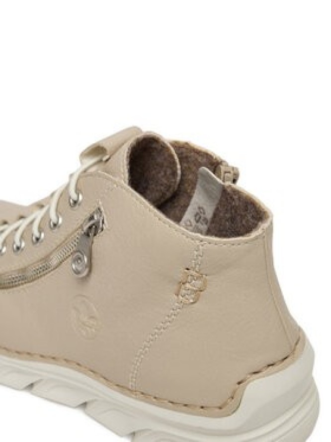 Rieker Trzewiki 55048-60 Beżowy