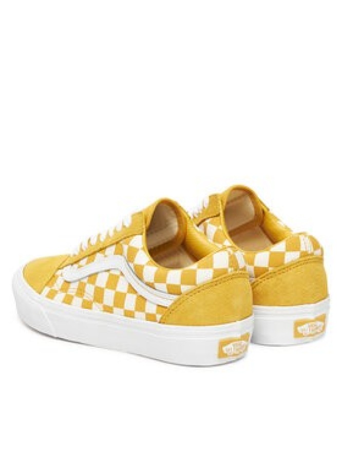 Vans Tenisówki Old Skool Checkerboard VN000DB3ZX71 Żółty