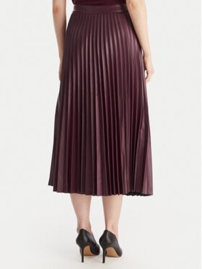 Vero Moda Spódnica z imitacji skóry Bella Holly 10319036 Fioletowy Regular Fit