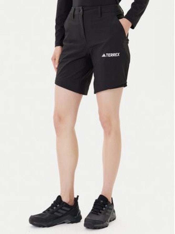 adidas Spodnie outdoor Terrex Multi IZ3322 Czarny Regular Fit