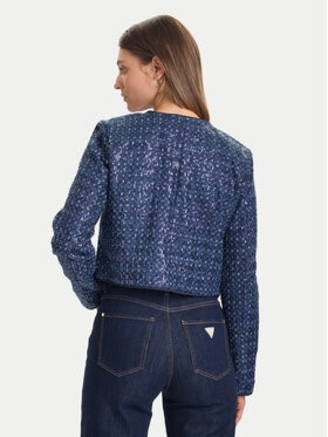 Guess Marynarka W5BN0C D0771 Granatowy Regular Fit