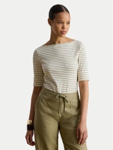 LAUREN RALPH LAUREN Bluzka Judy 200P13919002 Beżowy Regular Fit