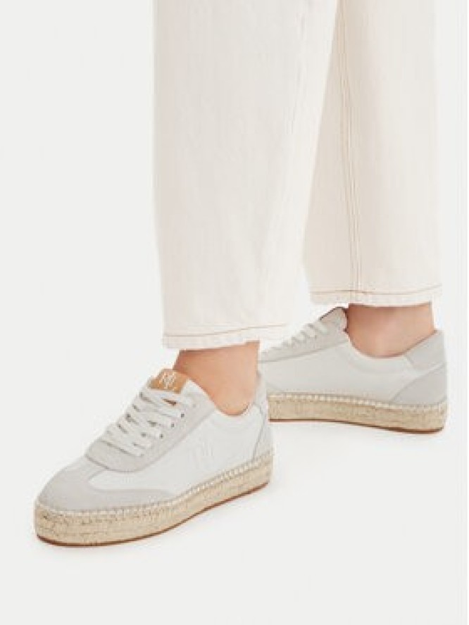 LAUREN RALPH LAUREN Espadryle Luize 802959230001 Biały