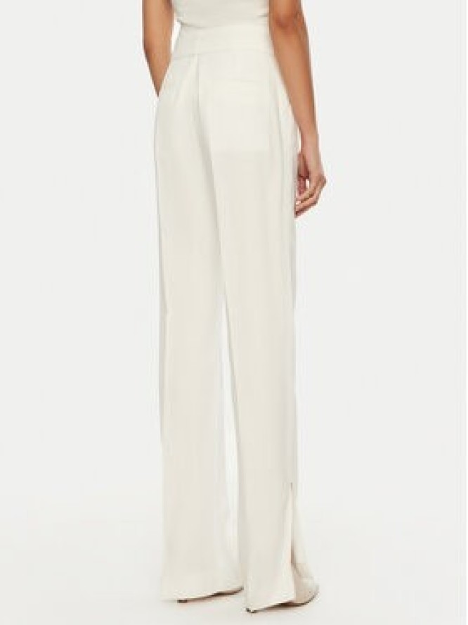 JACQUEMUS Spodnie materiałowe 24E241PA038 Biały Regular Fit