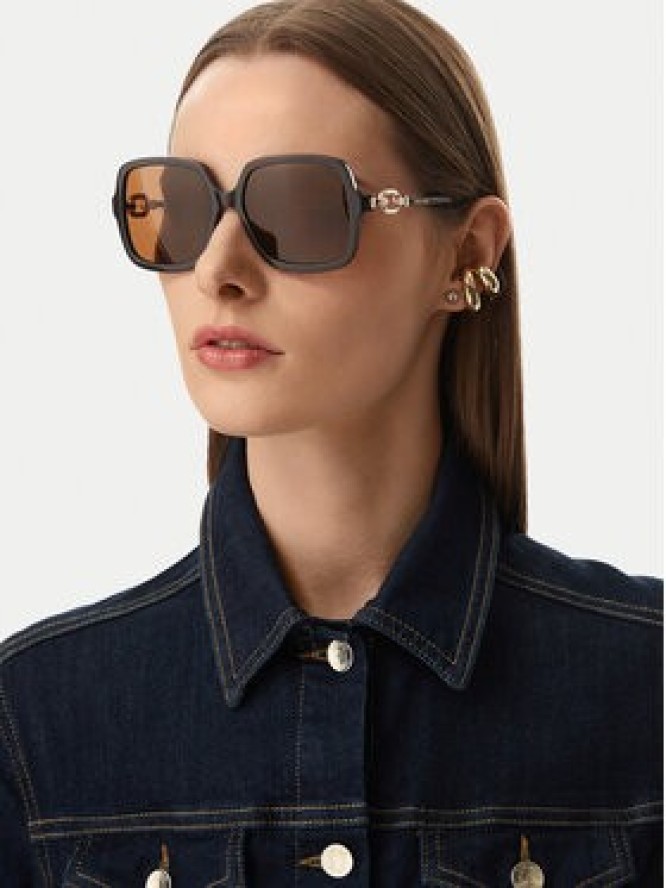 Nine West Okulary przeciwsłoneczne CEO-NW6658S Brązowy ciemny