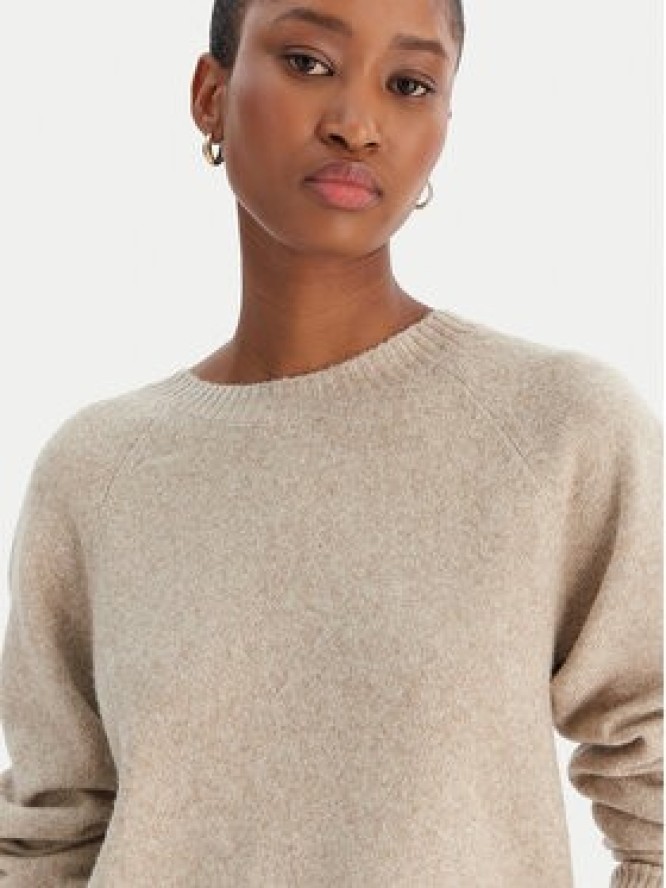Vero Moda Sweter Doffy 10221006 Beżowy Regular Fit
