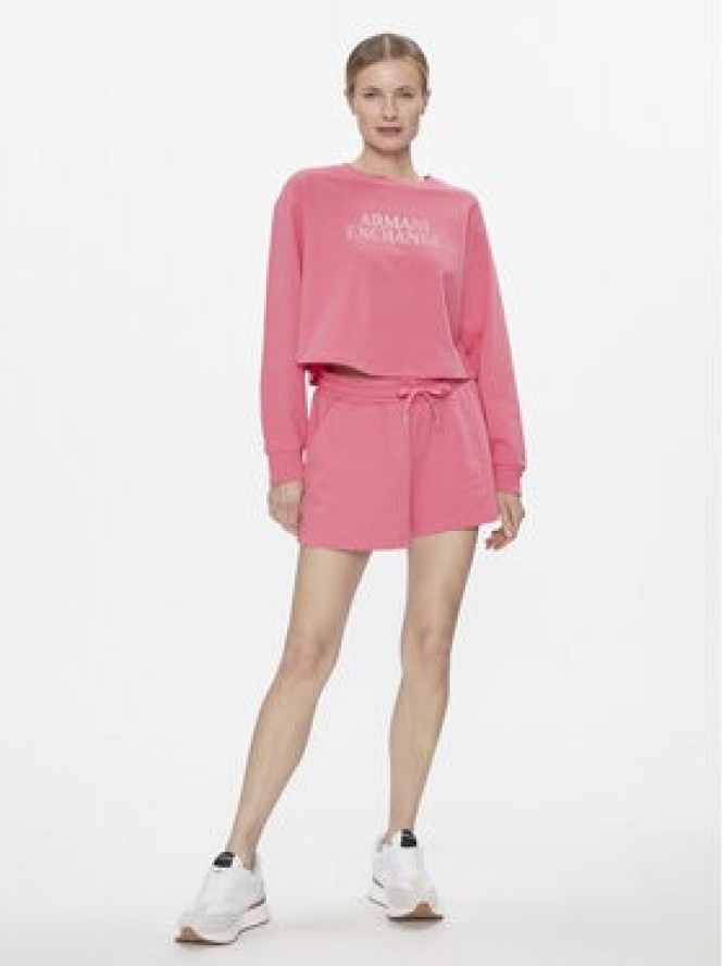 Armani Exchange Bluza 3DYM90 YJFHZ 14BH Różowy Regular Fit