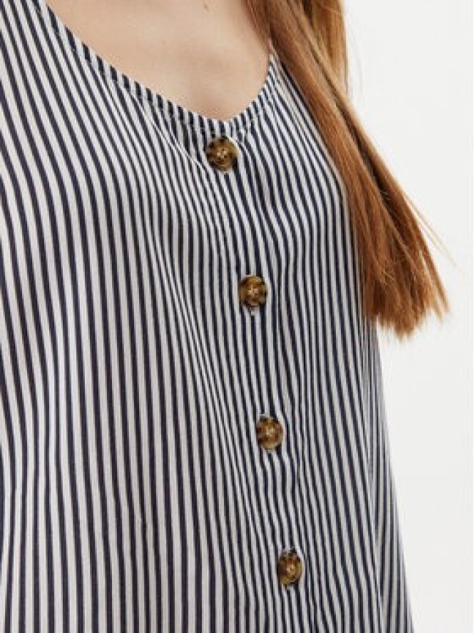 Vero Moda Top Bumpy 10325830 Granatowy Standard Fit