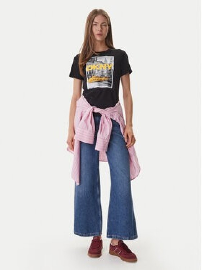 DKNY T-Shirt DJ6T1749 Czarny Regular Fit