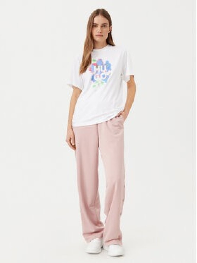 HUGO Spodnie dresowe Nicole_B 50531183 Różowy Oversize