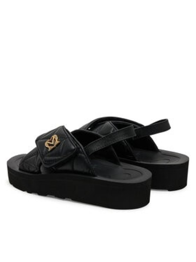 LOVE MOSCHINO Sandały JA16044I1MIE0000 Czarny