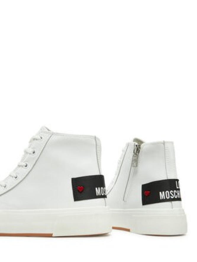 LOVE MOSCHINO Trampki JA15022G1MIA0100 Biały