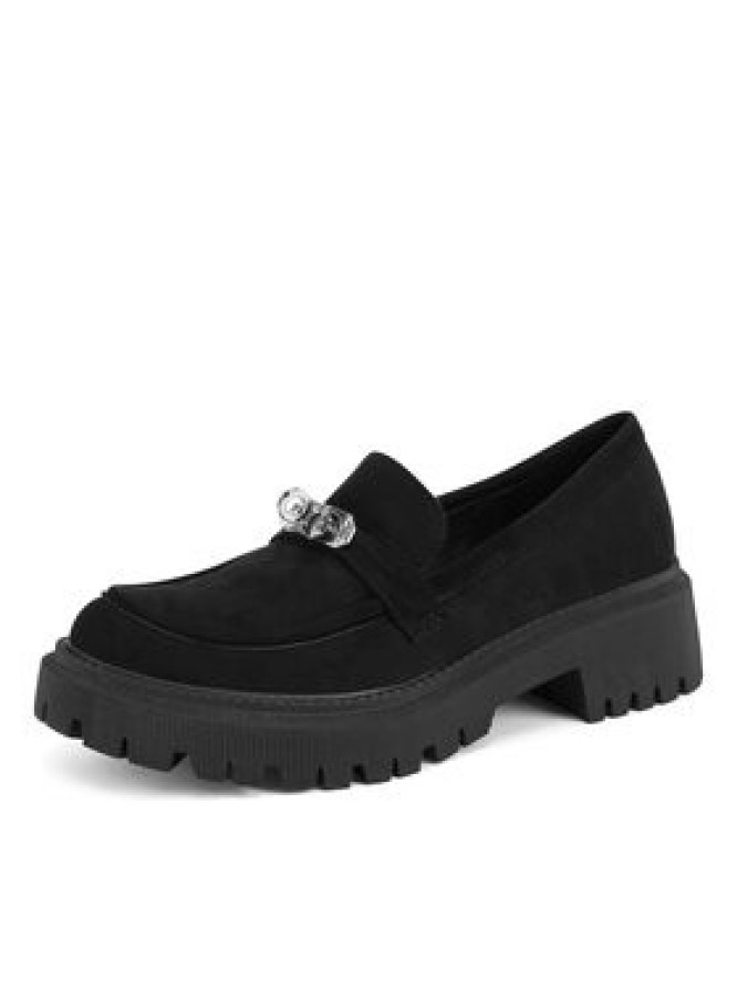 DeeZee Loafersy BBT-22663-1 Czarny