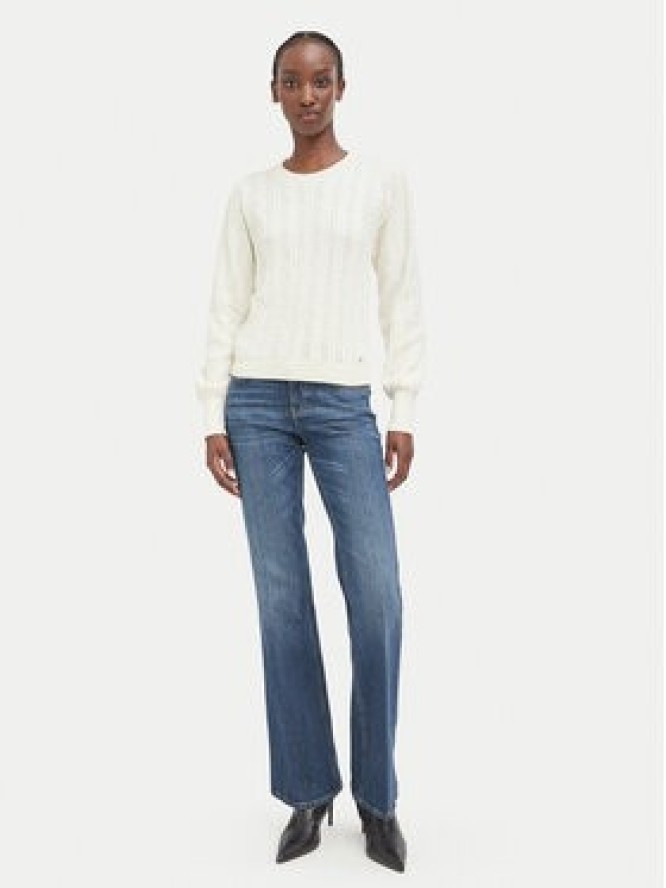 Guess Sweter W6BR44 Z1441 Kremowy Regular Fit