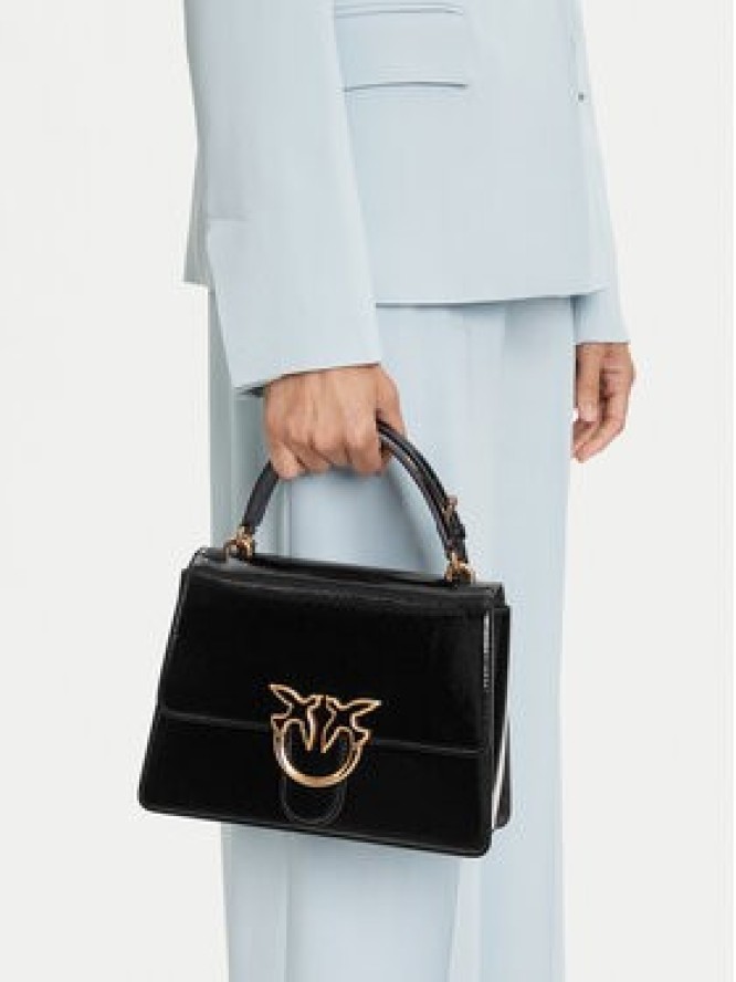 PINKO Torebka Love One Top Handle Classic Light PE 25 PLTT 100066 A1UV Czarny