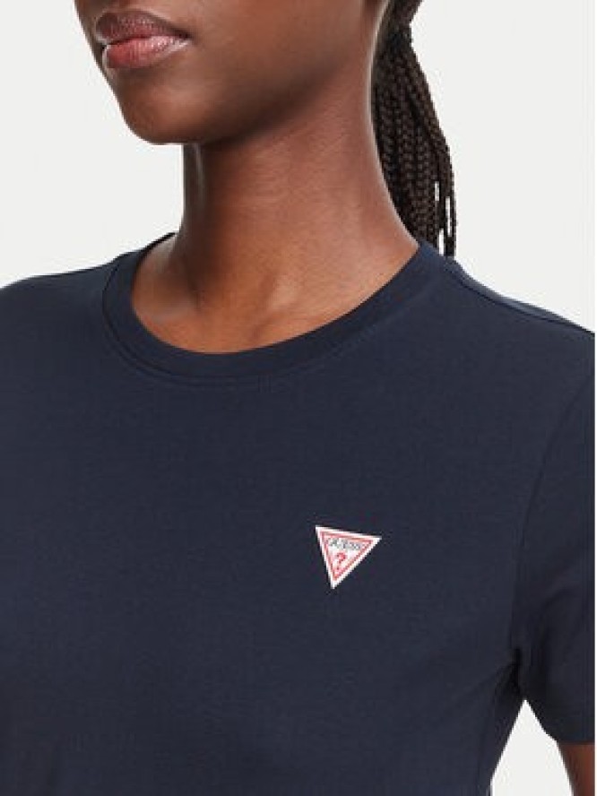Guess Jeans T-Shirt W4YI10 J1314 Granatowy Regular Fit